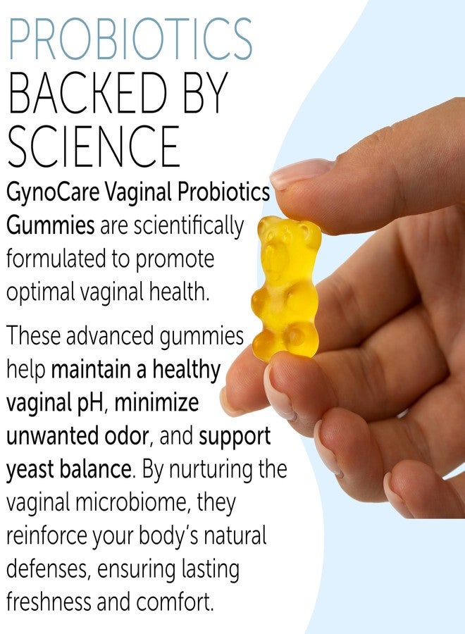 Terramed Just Think Comfort Vaginal Probiotics pH Balance Gummies For Women | Prebiotics and Probiotics for Women | Pineapple gummies for women for ph Balance and Vaginal Health | Vaginal Odor Control 60 Gummies - Image 2